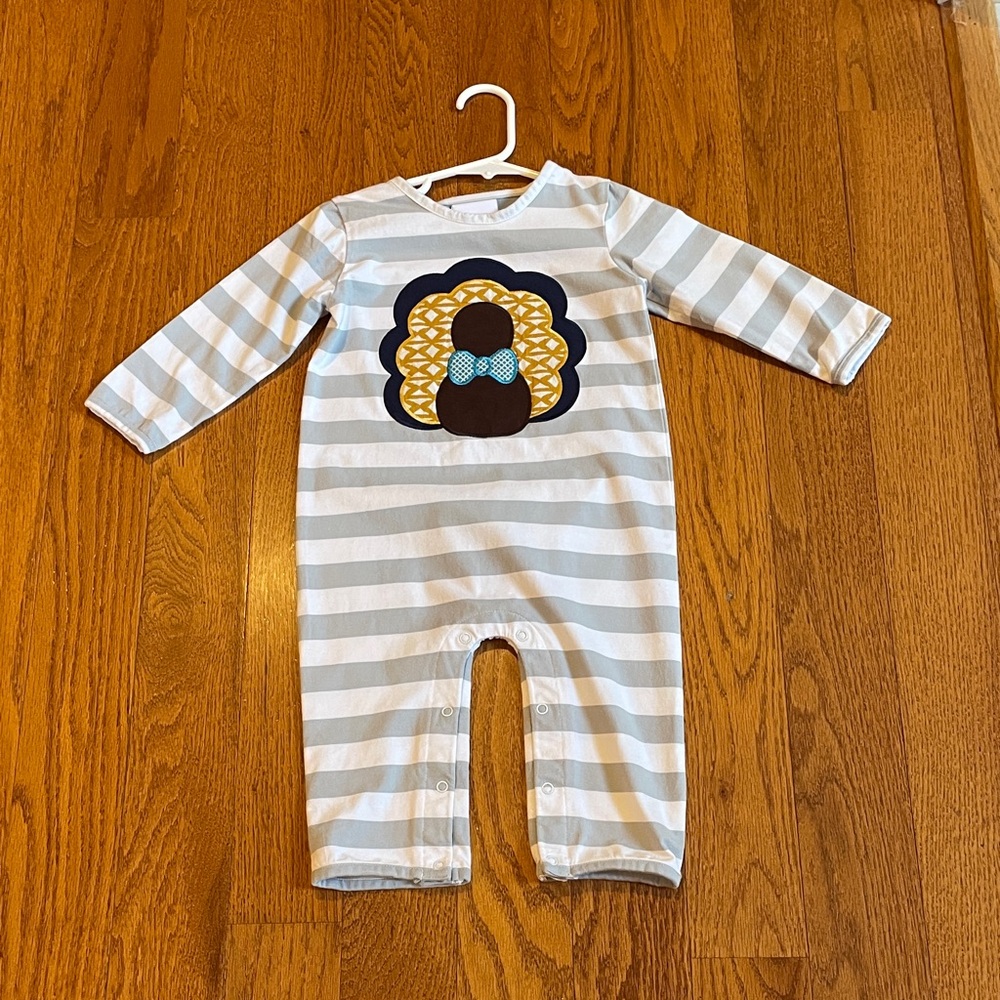 Natalie Grant Thanksgiving Turkey Outfit size 18 months   Like New Condition!